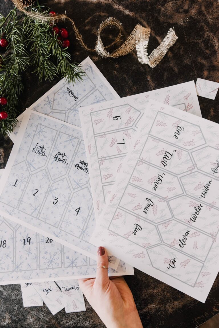 Free Printable Advent Calendar Activity Advent Tips Lemon Thistle