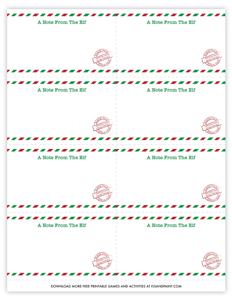Free Printable Outline Elf Template