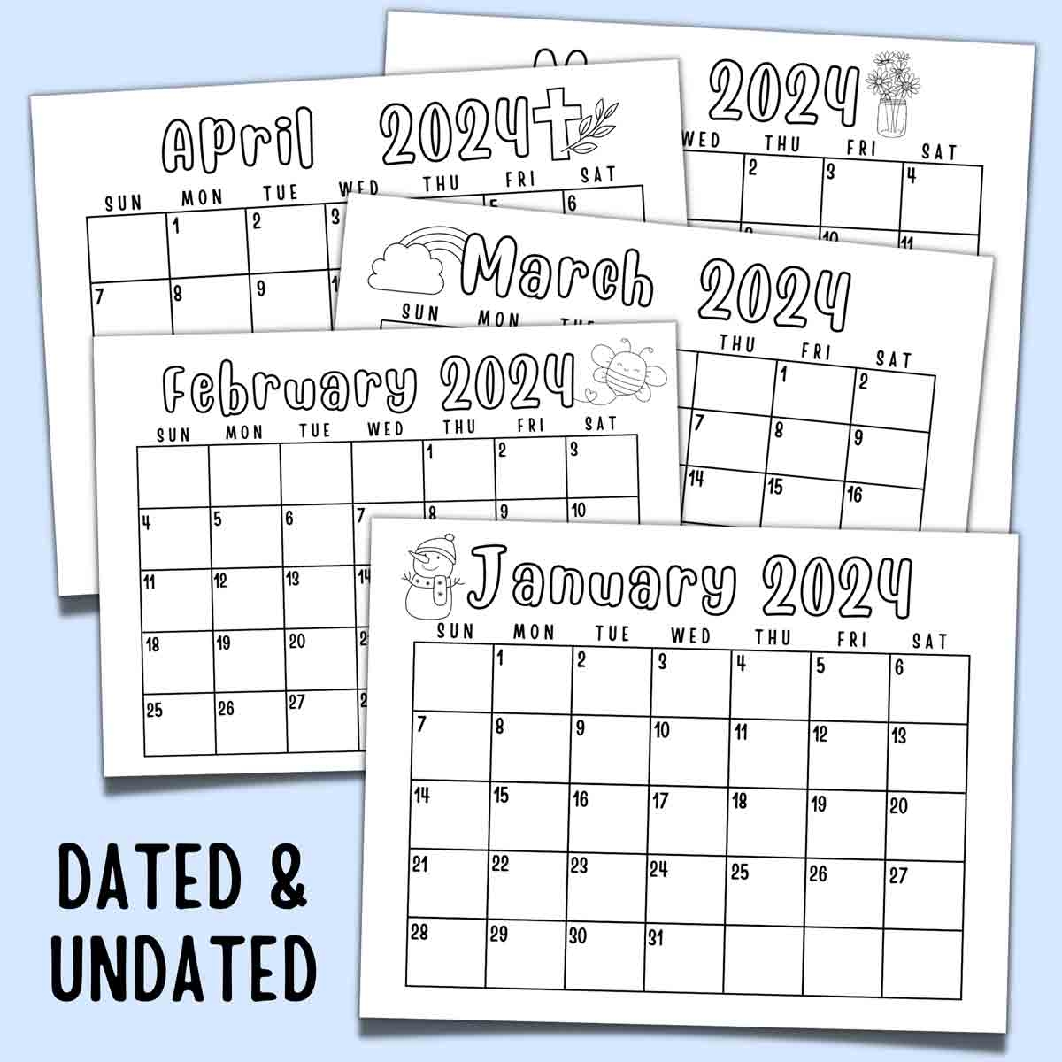 Free Printable Calendar For Kids Dated And Undated 2024 2025 Worksheets Library Free Printable Calendar For Kids Dated And Undated 2024 2025 Worksheets Library