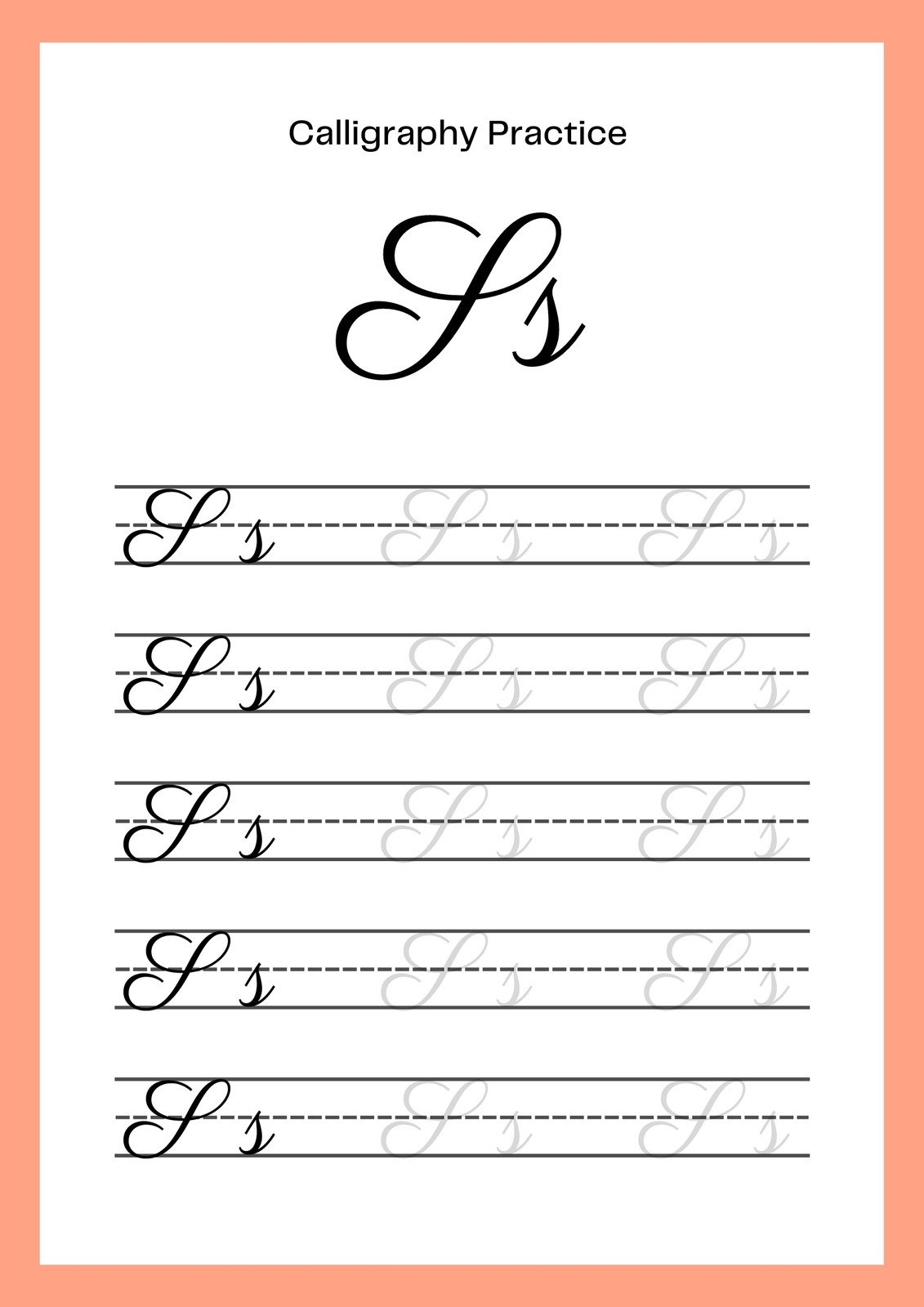 Free Printable Cursive Writing Worksheet Templates Canva Free Printable Cursive Writing Worksheet Templates Canva