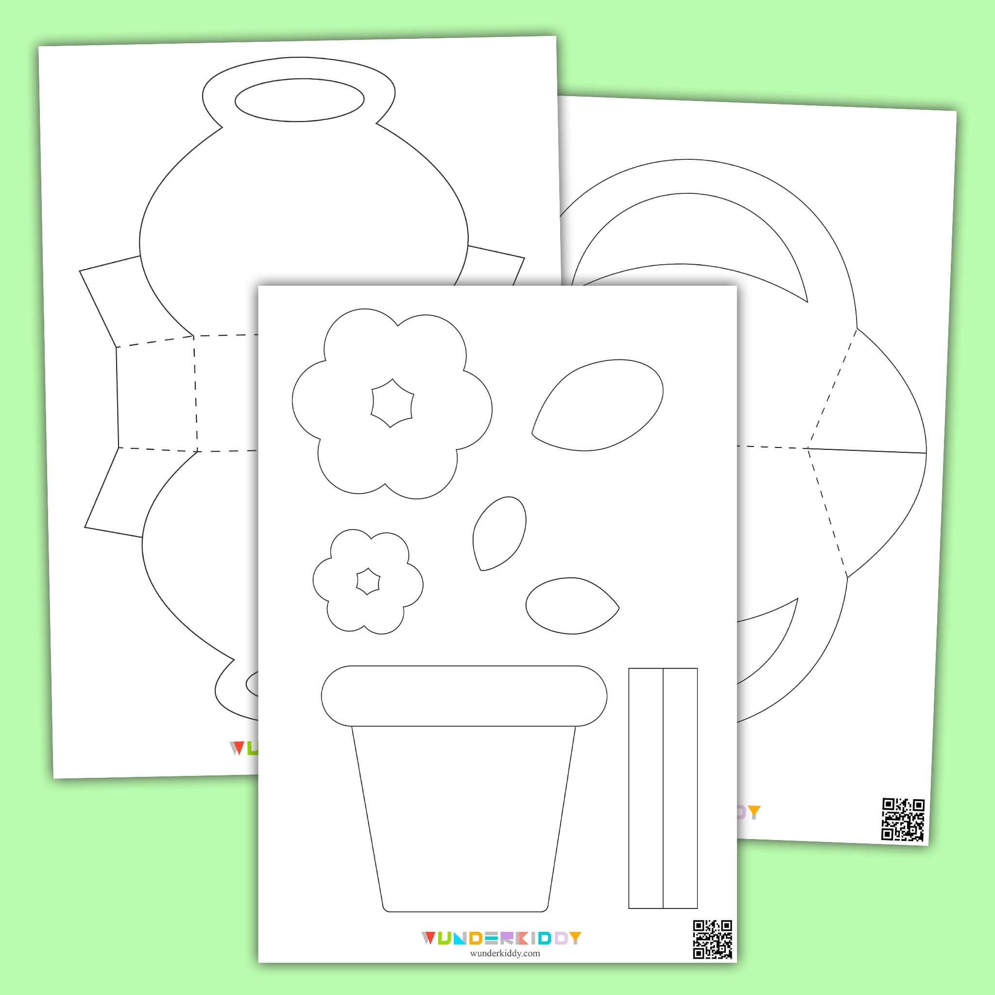 Free Printable Printable Flower Pot Template Free Printable Printable Flower Pot Template