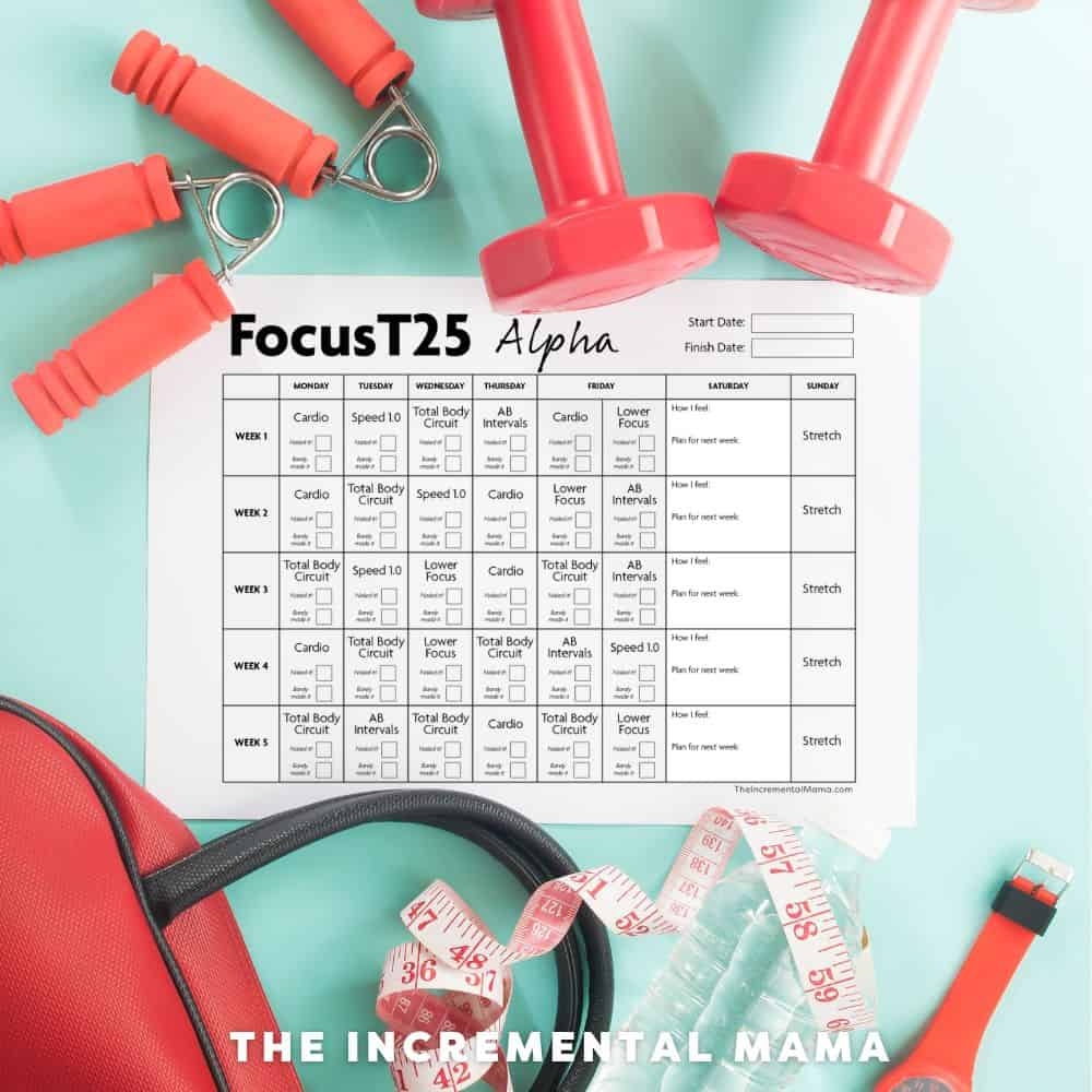 Free Printable Focus T25 Calendar Alpha Beta Gamma 