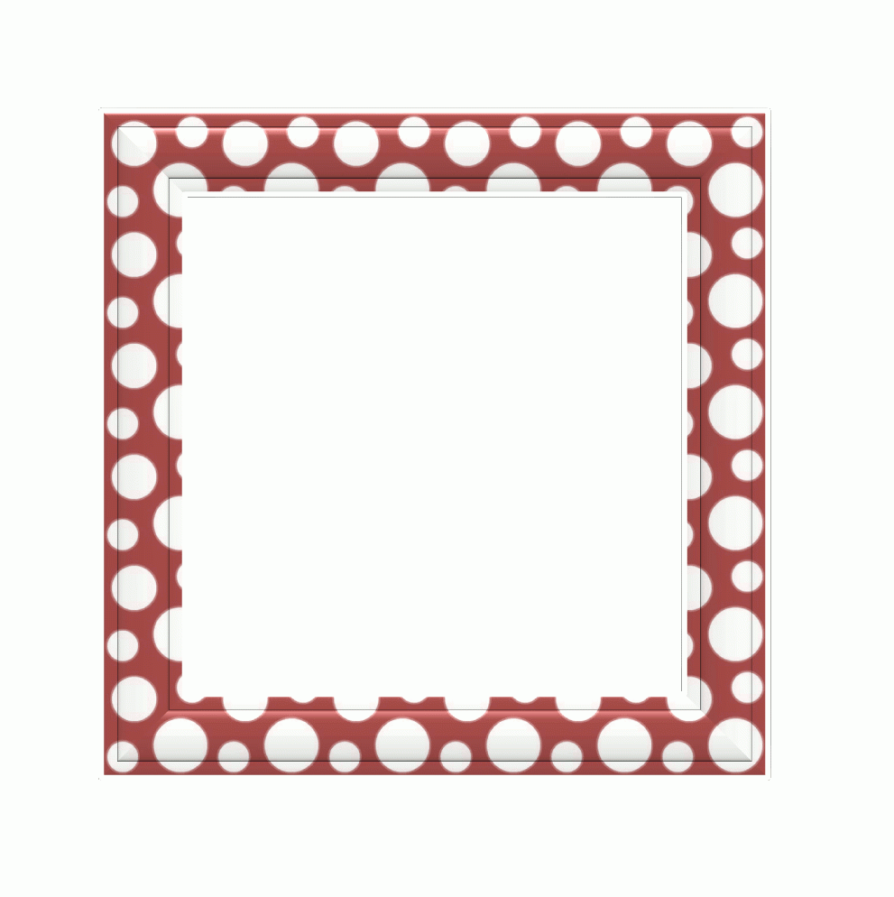 Free Printable Polka Dot Border Template