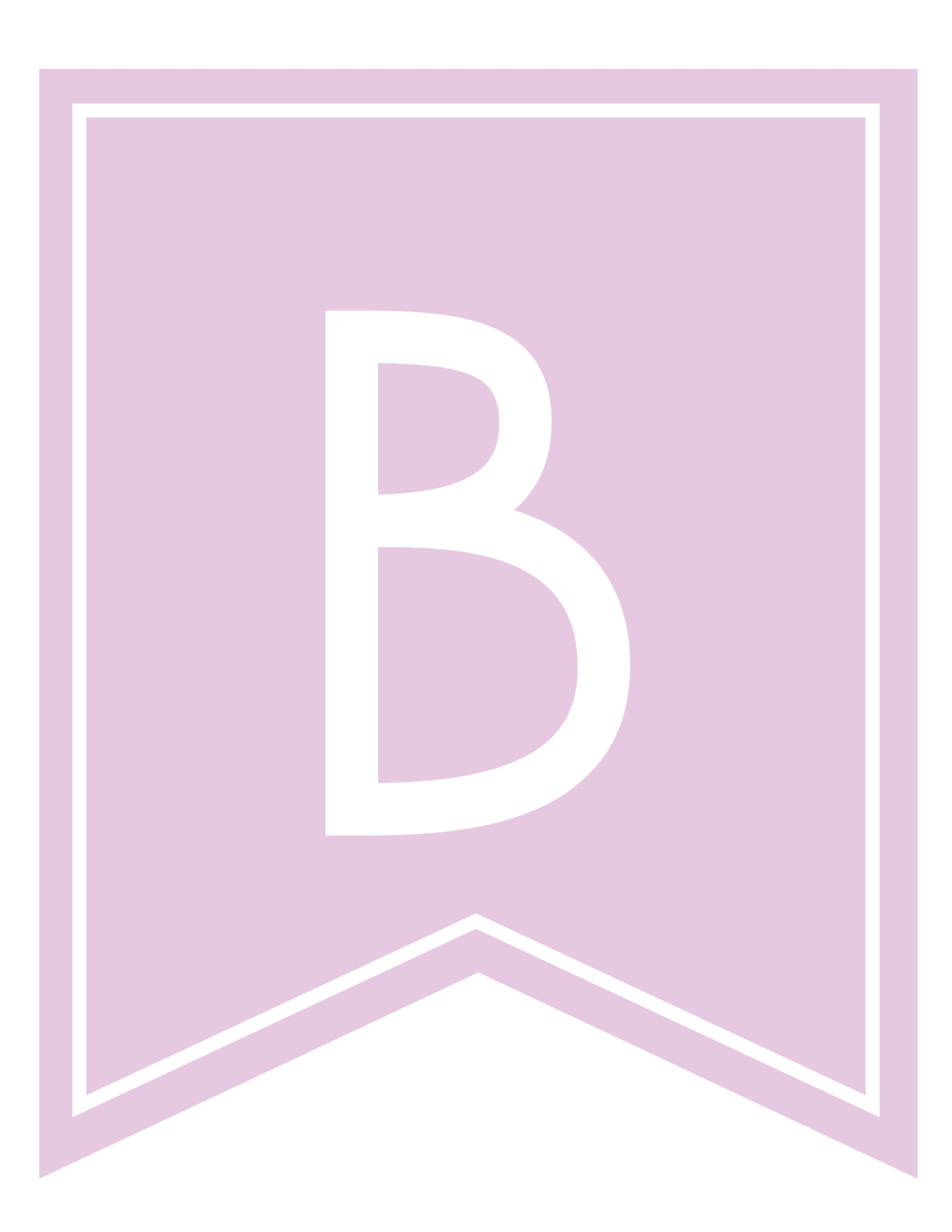 Free Printable Girls Pink Banner Letters World Of Printables