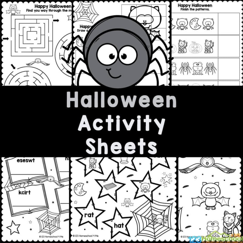 Activity Sheets Printable Free