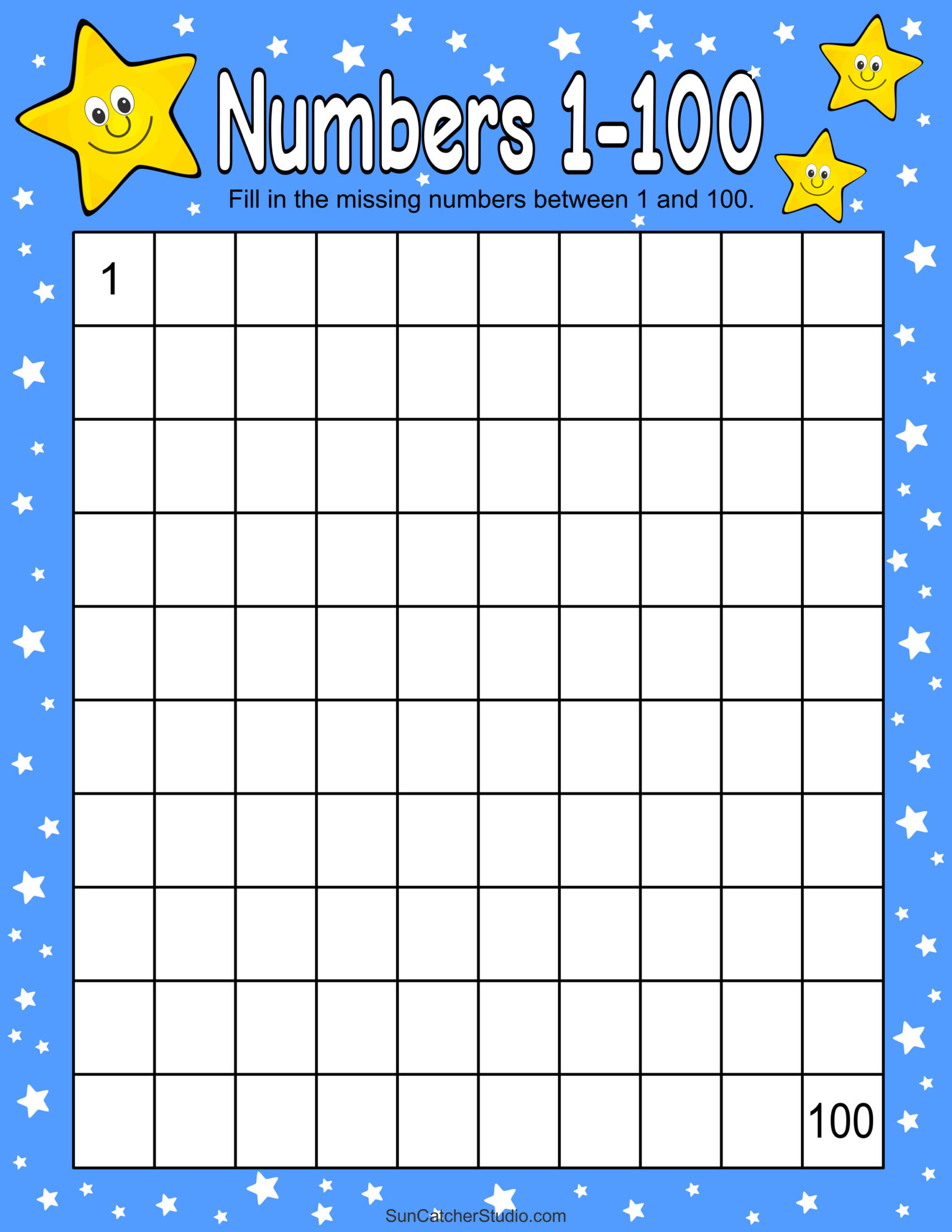 Free Printable Hundreds Charts Numbers 1 To 100 DIY Projects Free Printable Hundreds Charts Numbers 1 To 100 DIY Projects