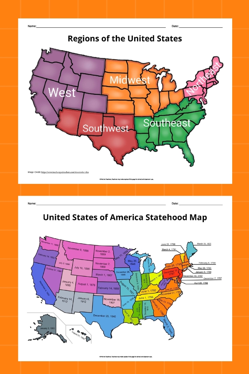 Free Printable Maps Of The United States Bundle Free Printable Maps Of The United States Bundle