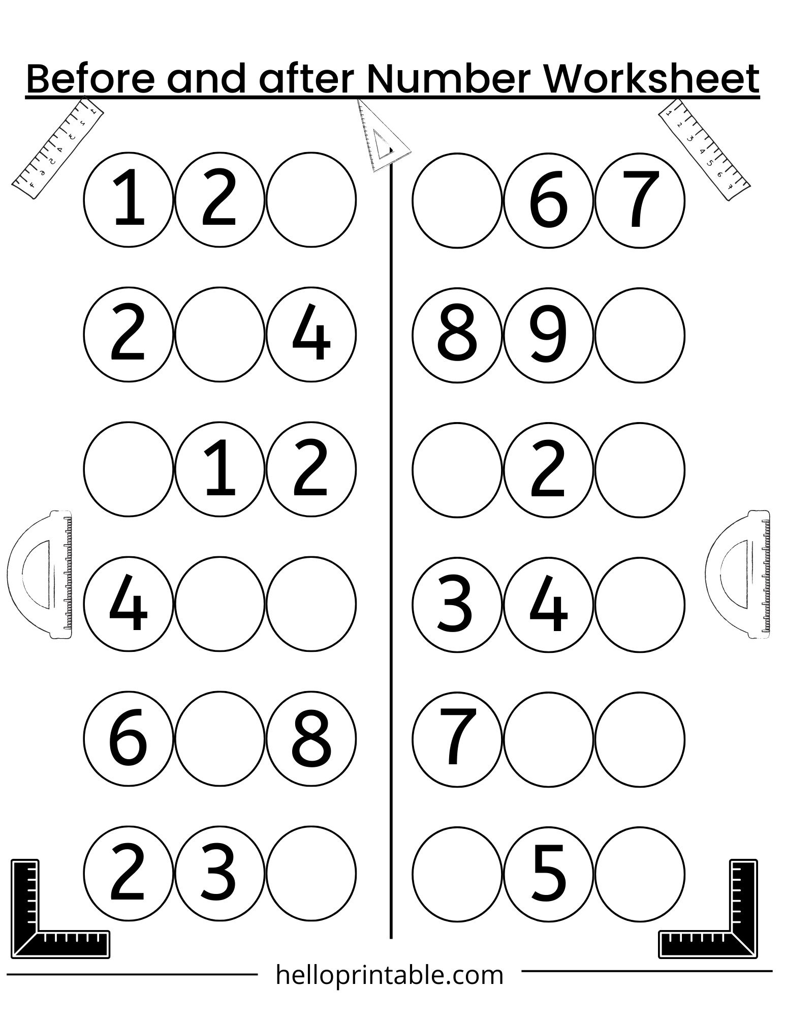 Free Printable Math Worksheets For Prek Printable Worksheets