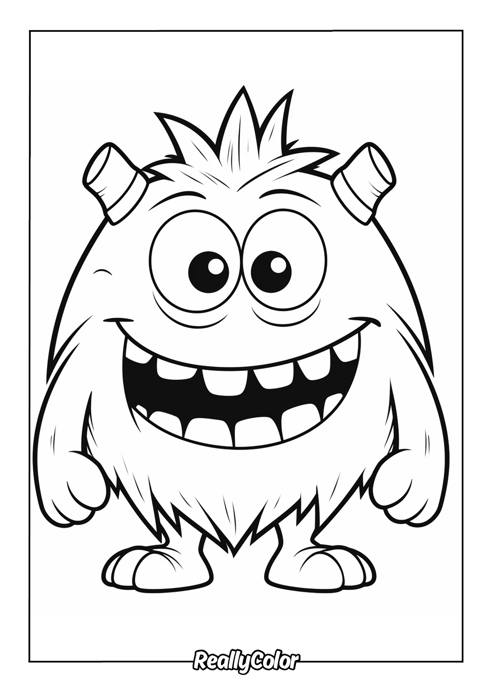 Free Printable Monster Coloring Pages
