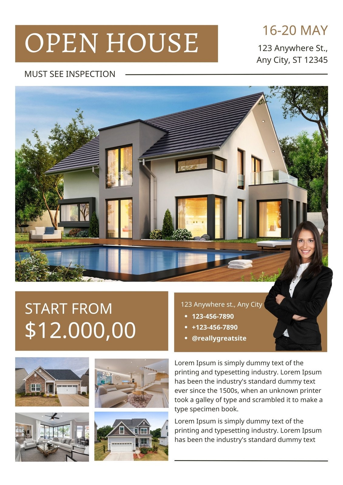 Free Printable Open House Templates