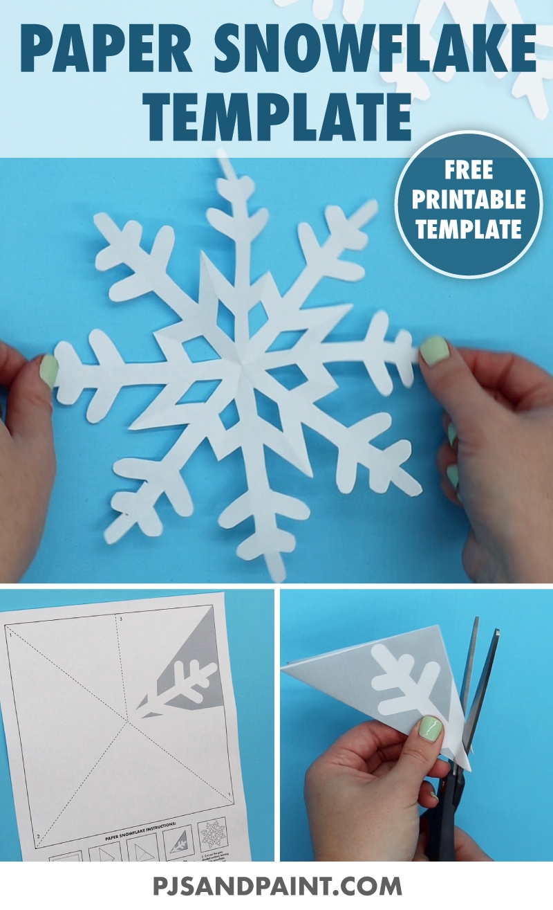 Free Printable Paper Snowflake Template Pjs And Paint Free Printable Paper Snowflake Template Pjs And Paint