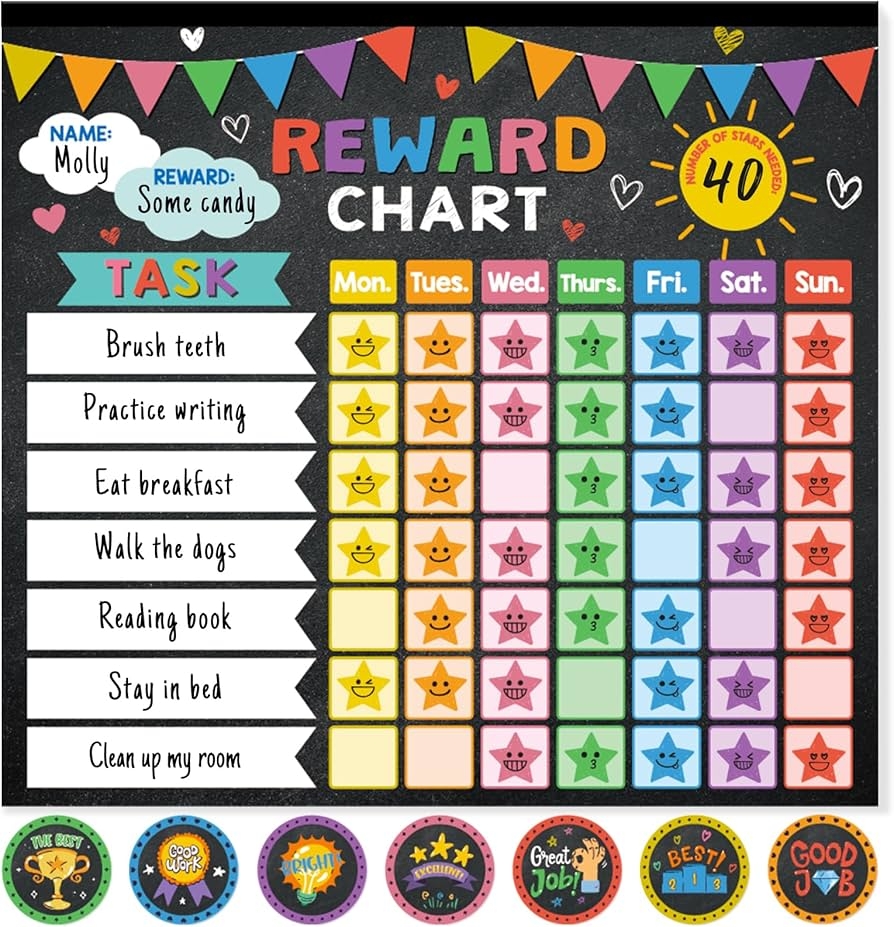 Free Printable Printable Chore Chart Reward Stickers Chore Chart For Kids Free Printable Printable Chore Chart Reward Stickers Chore Chart For Kids