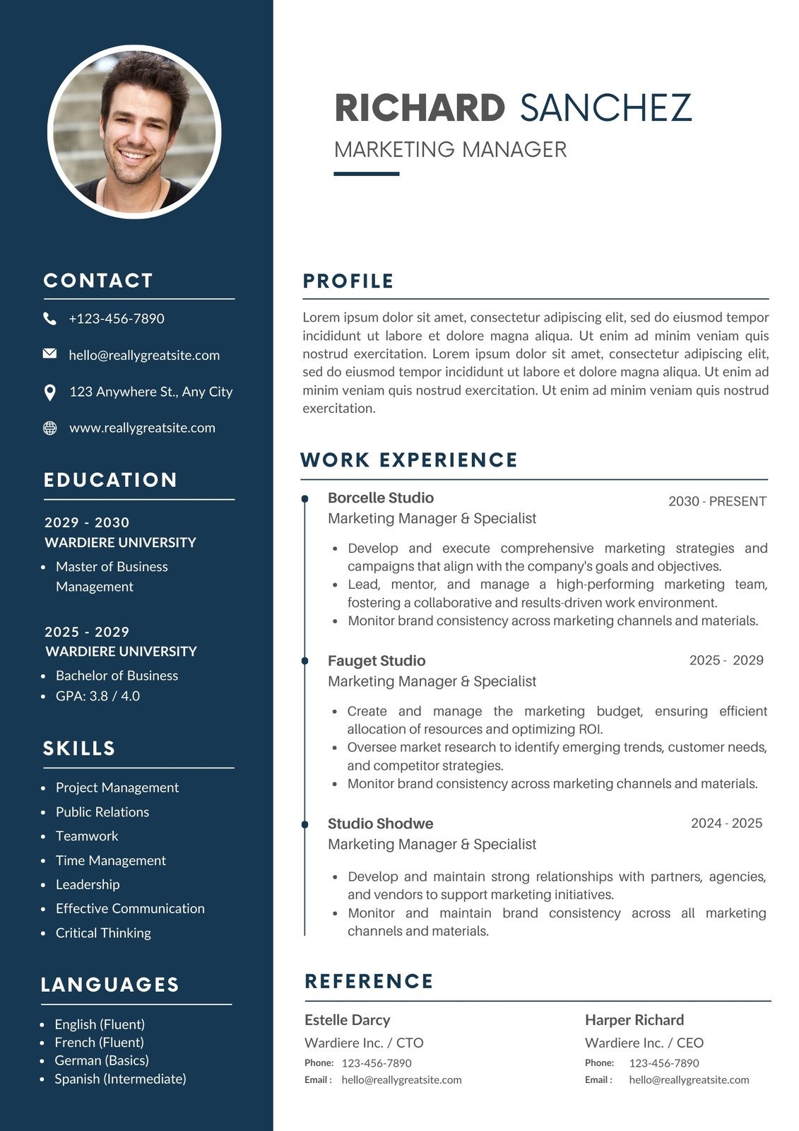 Free Printable Resume Templates You Can Customize Canva
