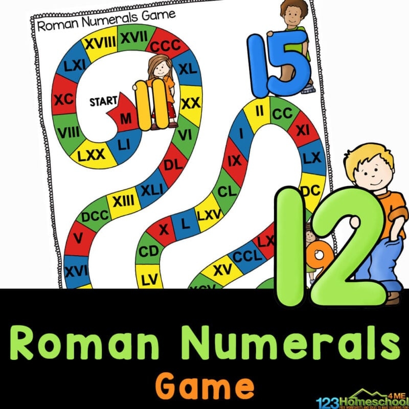 Free Printable Roman Numeral Chart