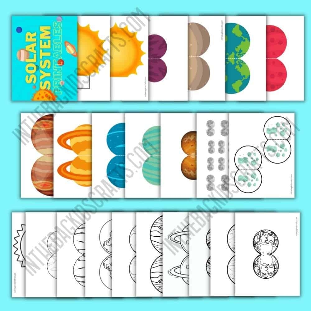 Free Printable Solar System Cut Outs In The Bag Kids Crafts Free Printable Solar System Cut Outs In The Bag Kids Crafts