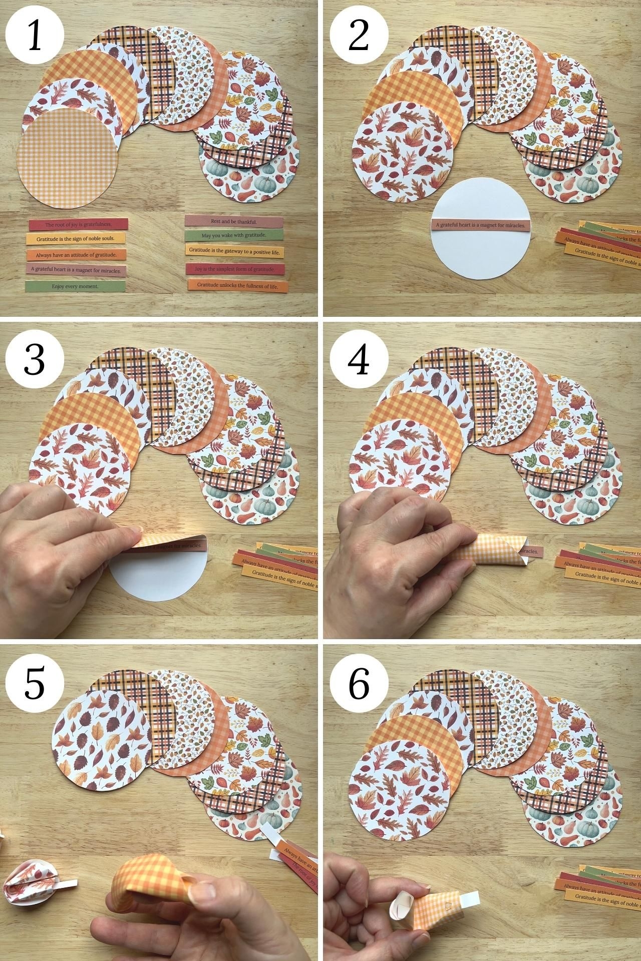 Free Printable Thanksgiving Craft Paper Fortune Cookies