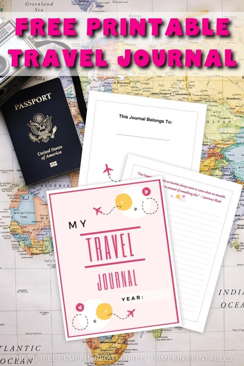 Free Printable Printable Travel Journal Template