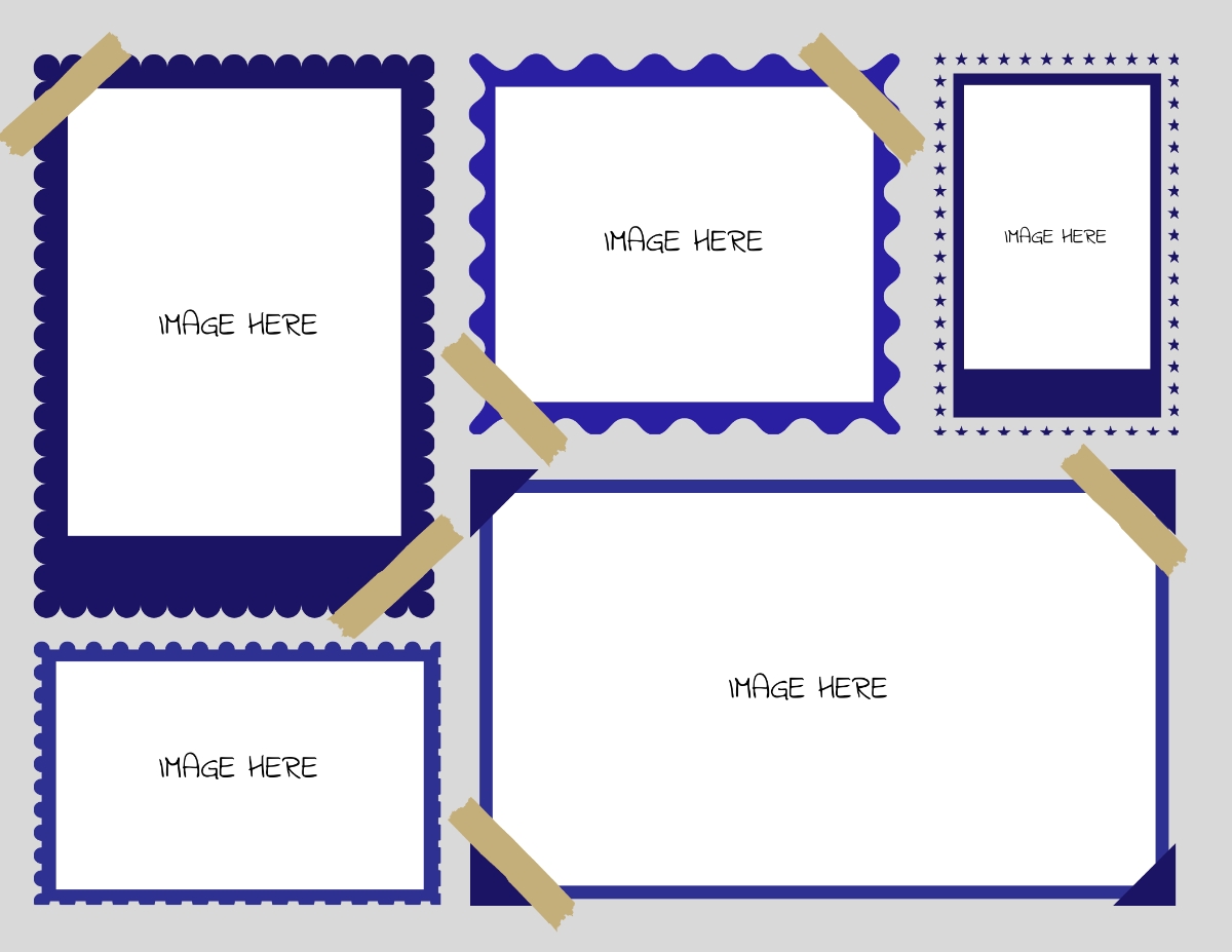 Free Scrapbook Frame Template To Edit Online
