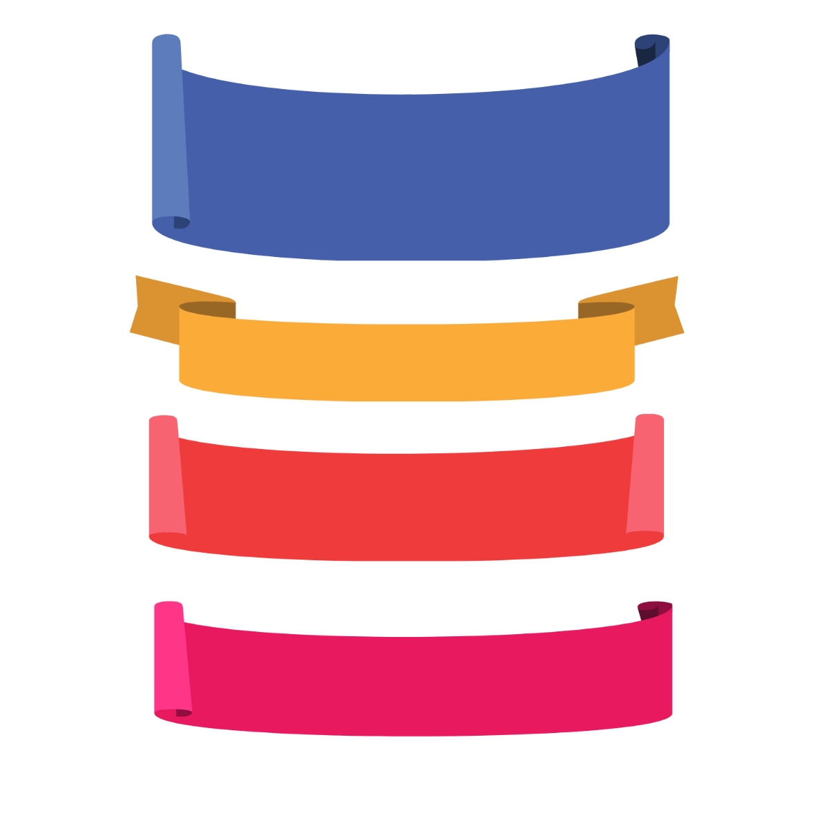 Free Simple Scroll Banner Vector Template To Edit Online