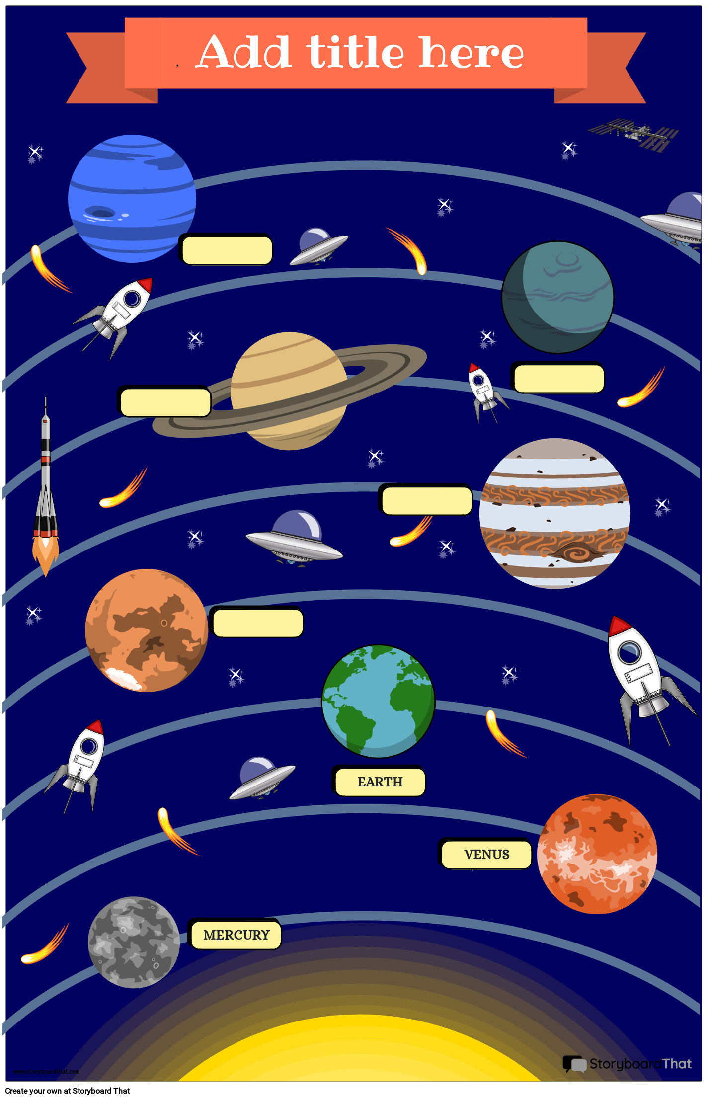 Free Solar System Posters Customize And Print Today Free Solar System Posters Customize And Print Today