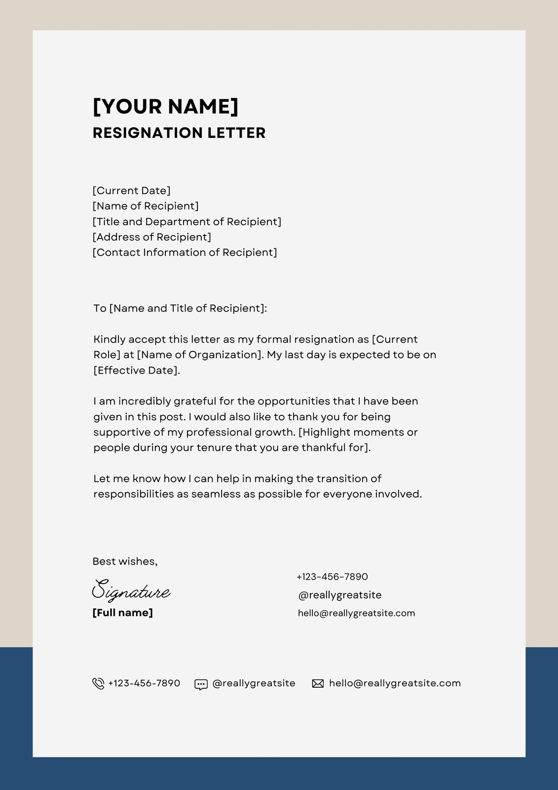 Free To Edit And Print Resignation Letter Templates Canva Free To Edit And Print Resignation Letter Templates Canva