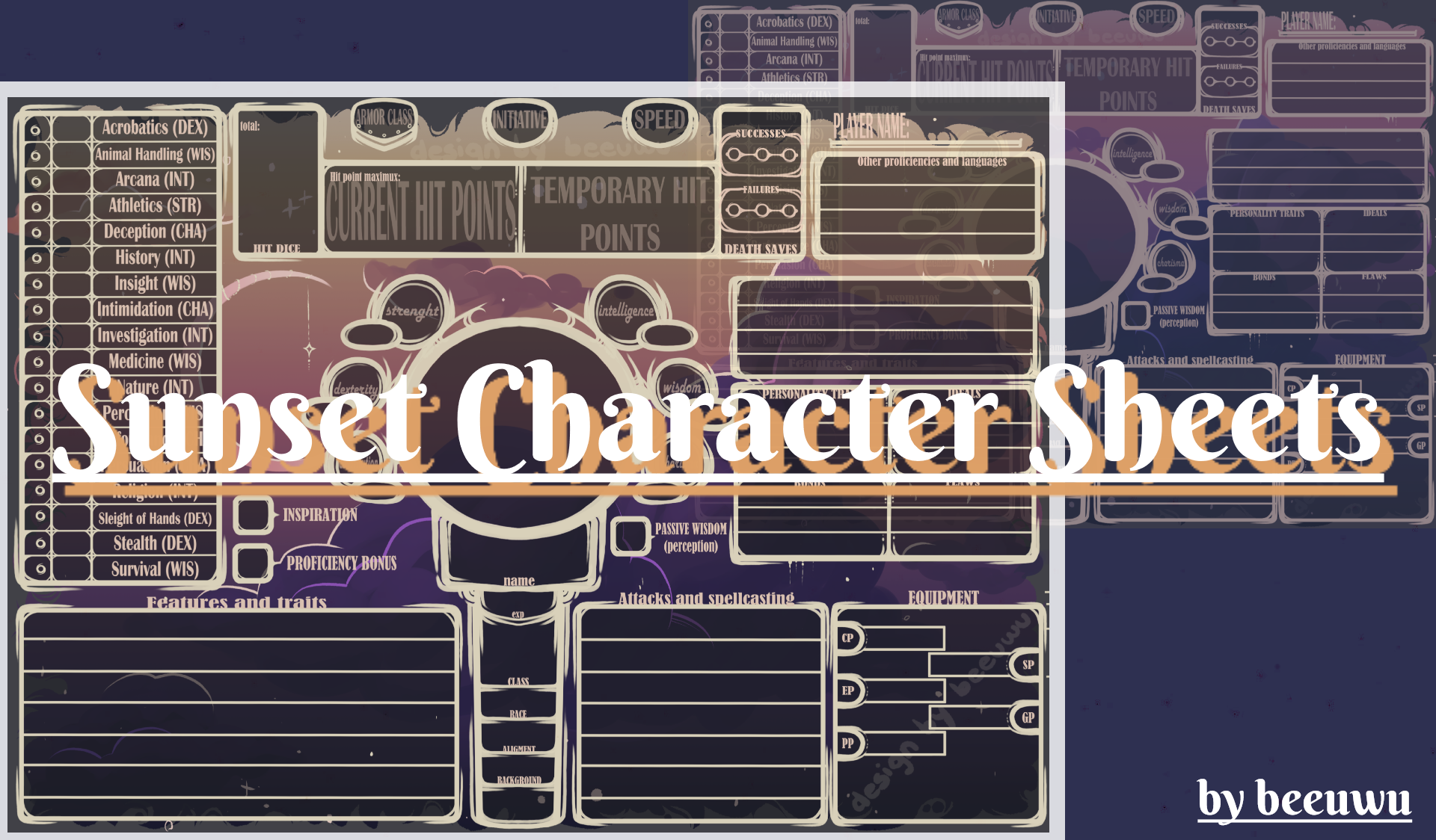 Free To Use Printable Dnd 5e Character Sheets By Beeuuwuu Fur Affinity dot Net Free To Use Printable Dnd 5e Character Sheets By Beeuuwuu Fur Affinity dot Net