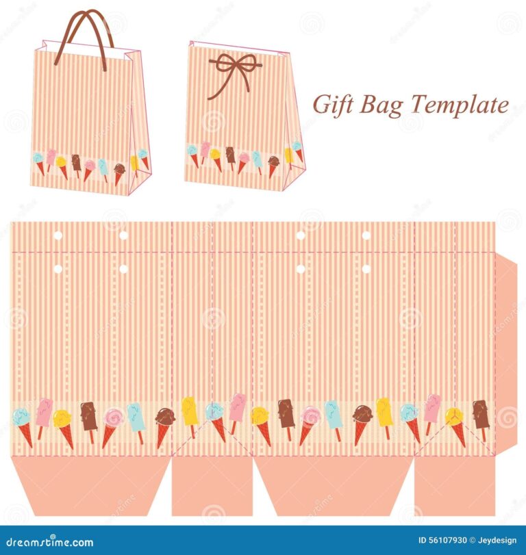 Gift Bag Template Stock Illustrations 34 051 Gift Bag Template Stock Illustrations Vectors U0026 Clipart Dreamstime