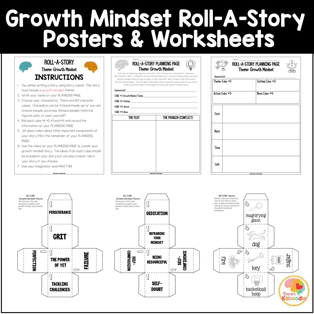 Printable Growth Mindset Worksheets Printable Growth Mindset Worksheets