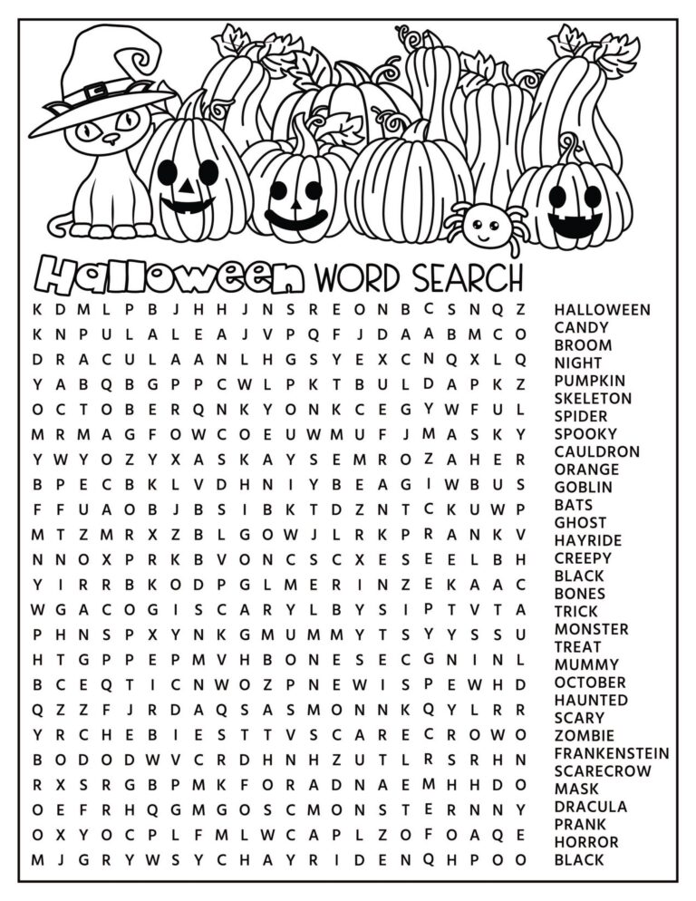 Halloween Recognized Activity Sheet Halloween