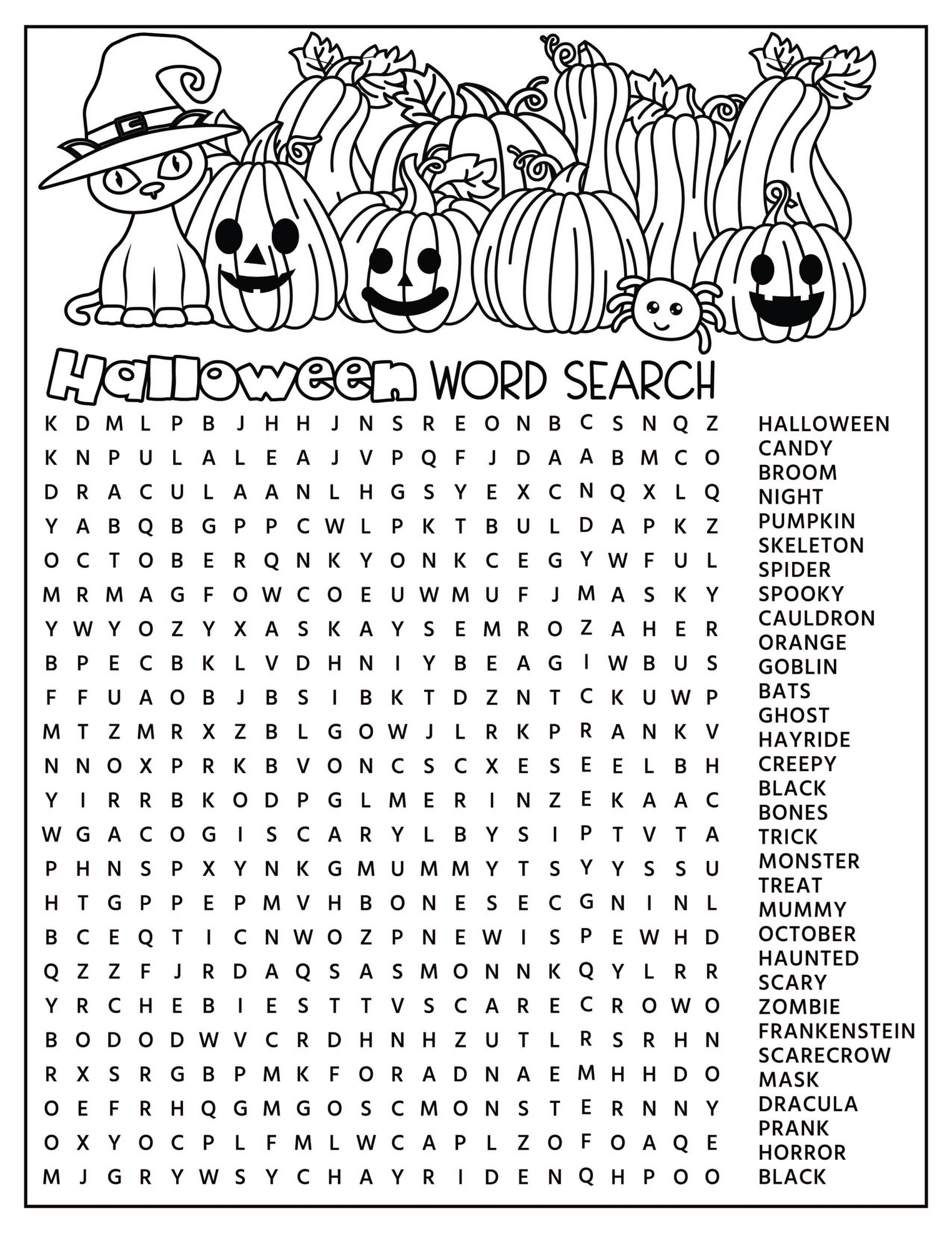 Halloween Recognized Activity Sheet Halloween