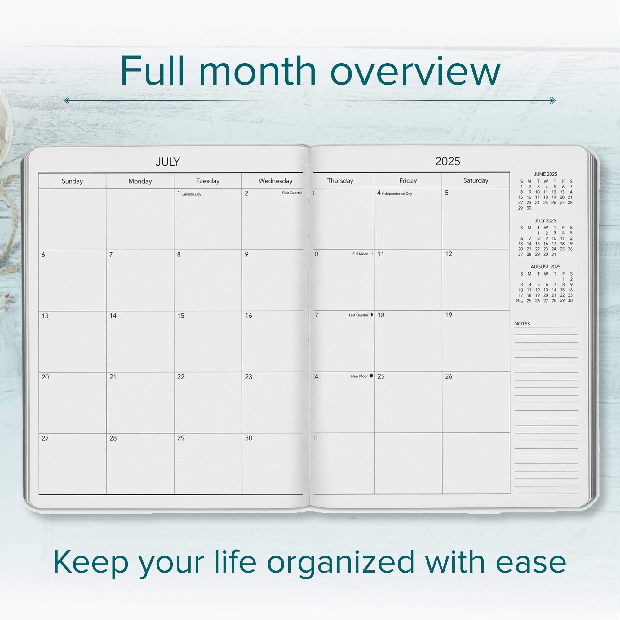 Printable Monthly Calendar Pages