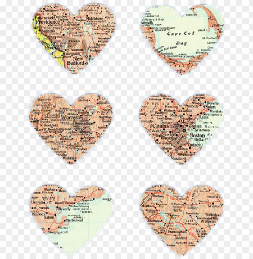 Heart Map Printable