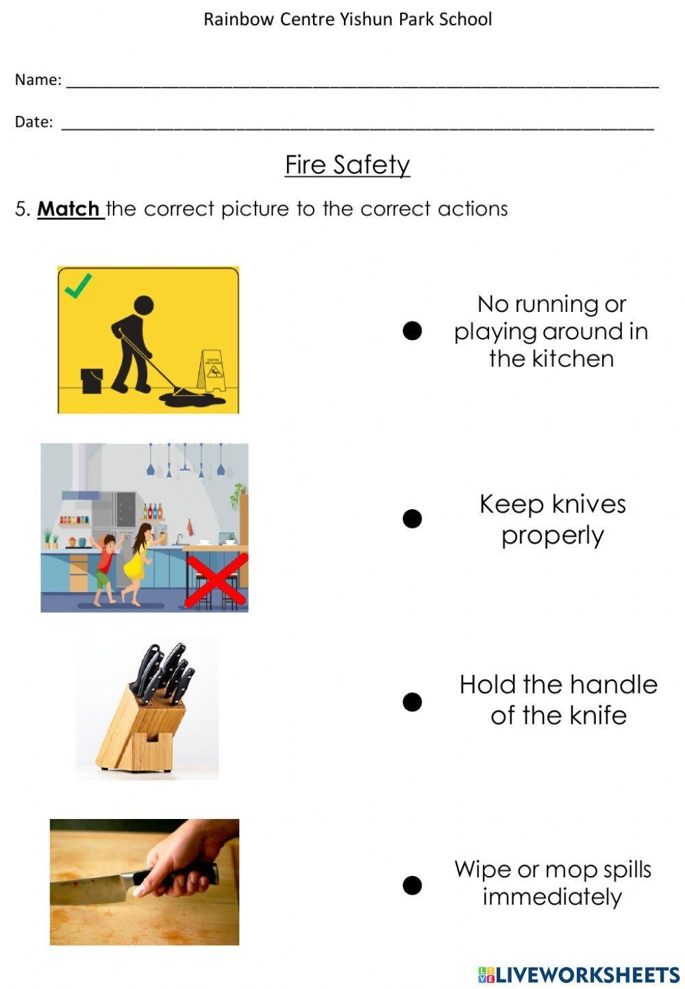 Home Safety 2 Worksheet Worksheets Library