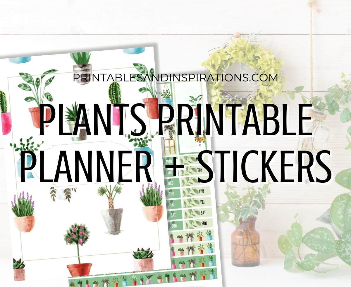 House Plants Planner Template Free Printable Printables And Inspirations