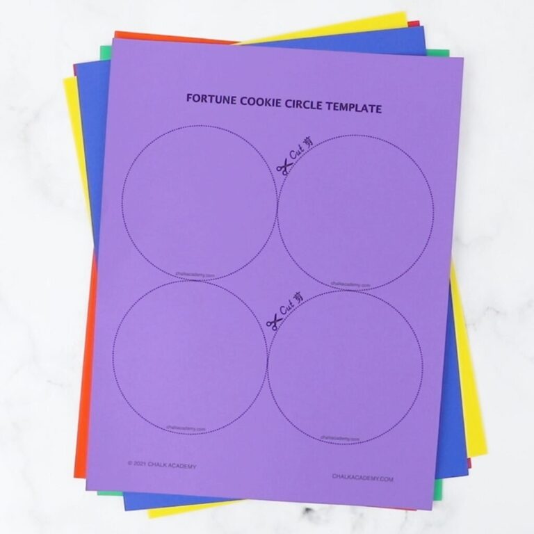 How To Make Paper Fortune Cookies With Template Video Tutorial 