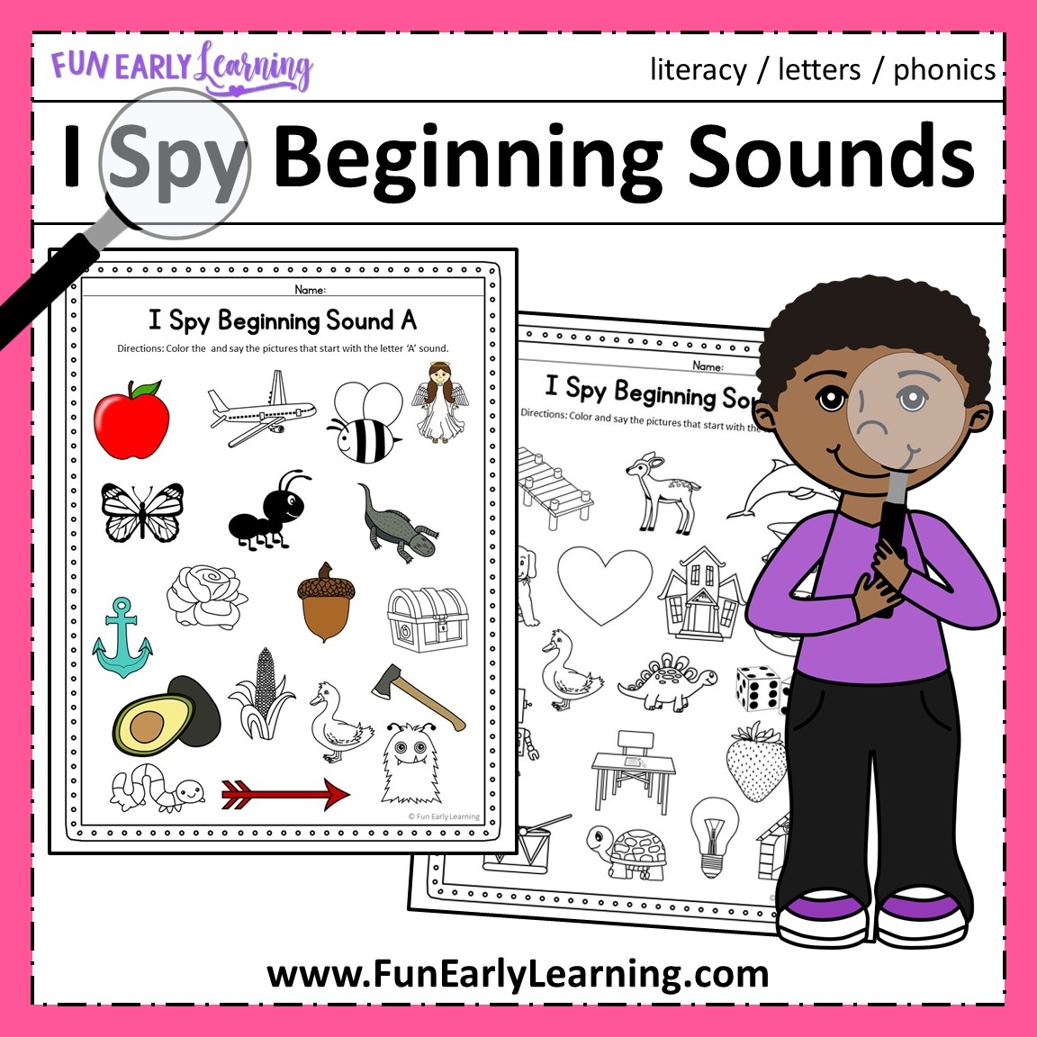 I Spy Beginning Sounds Fun Early Learning