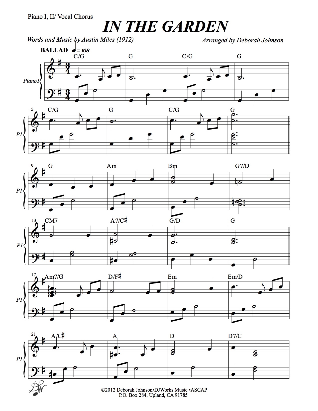 In The Garden Deborah Johnson