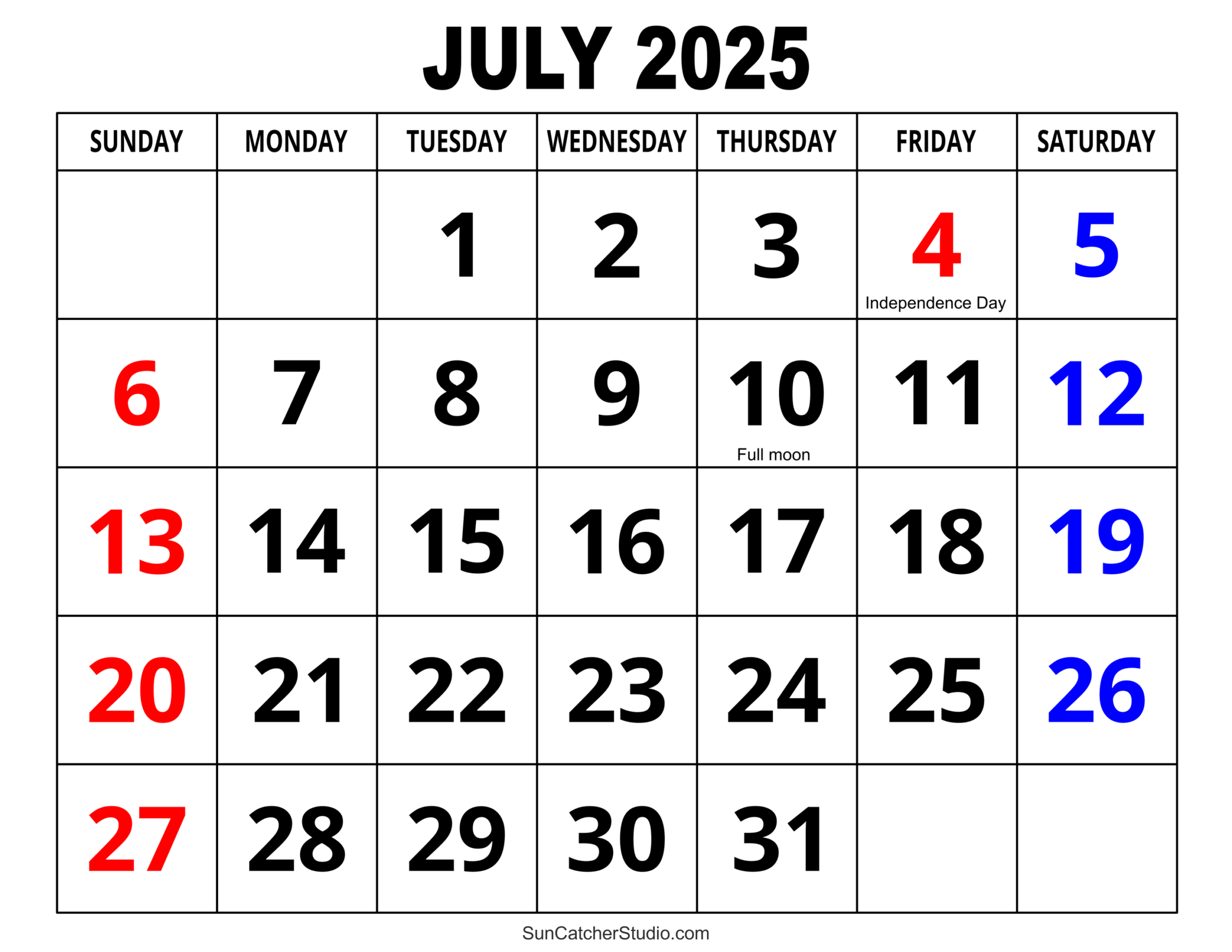 July 2025 Calendar Free Printable Free Printables Monograms July 2025 Calendar Free Printable Free Printables Monograms