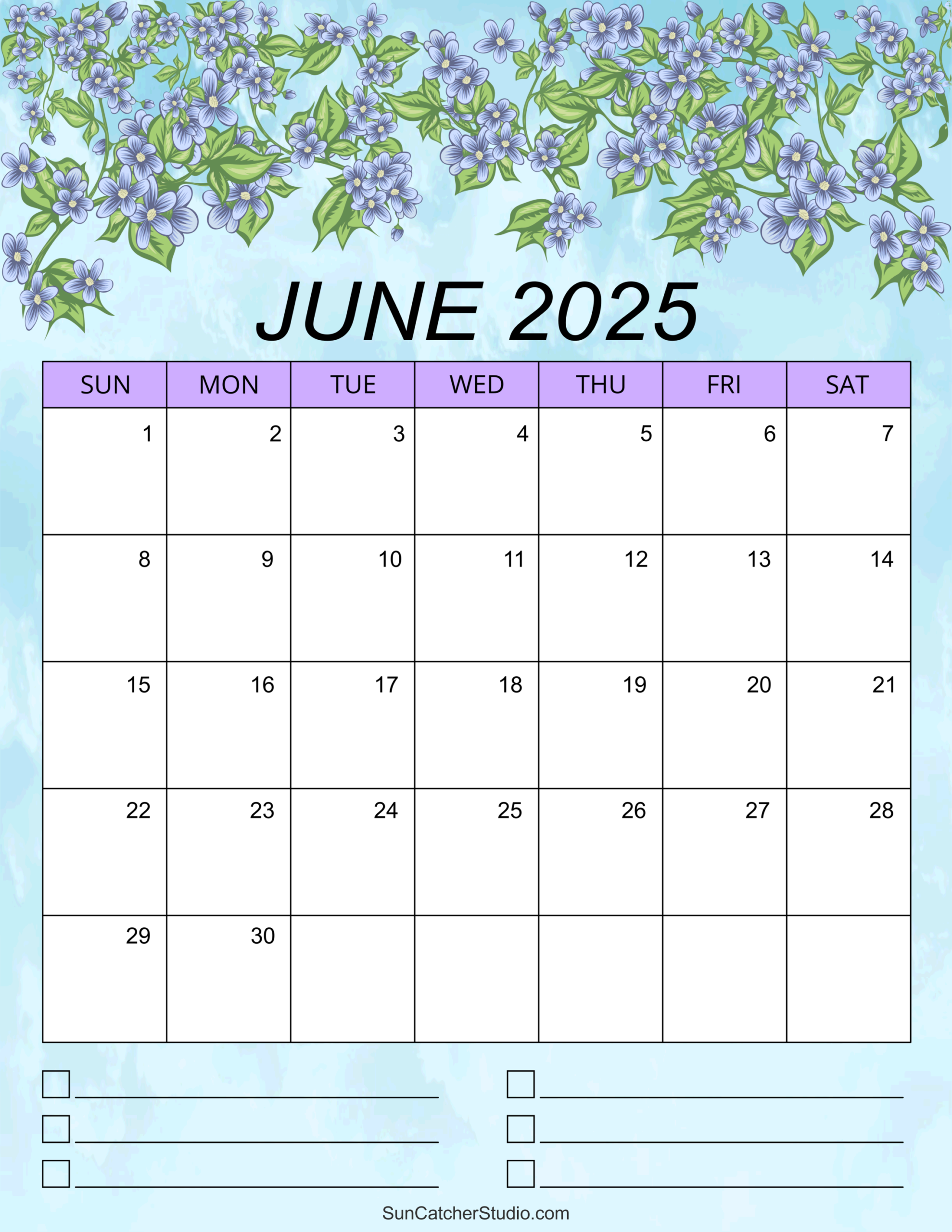 June 2025 Calendar Free Printable Free Printables Monograms 
