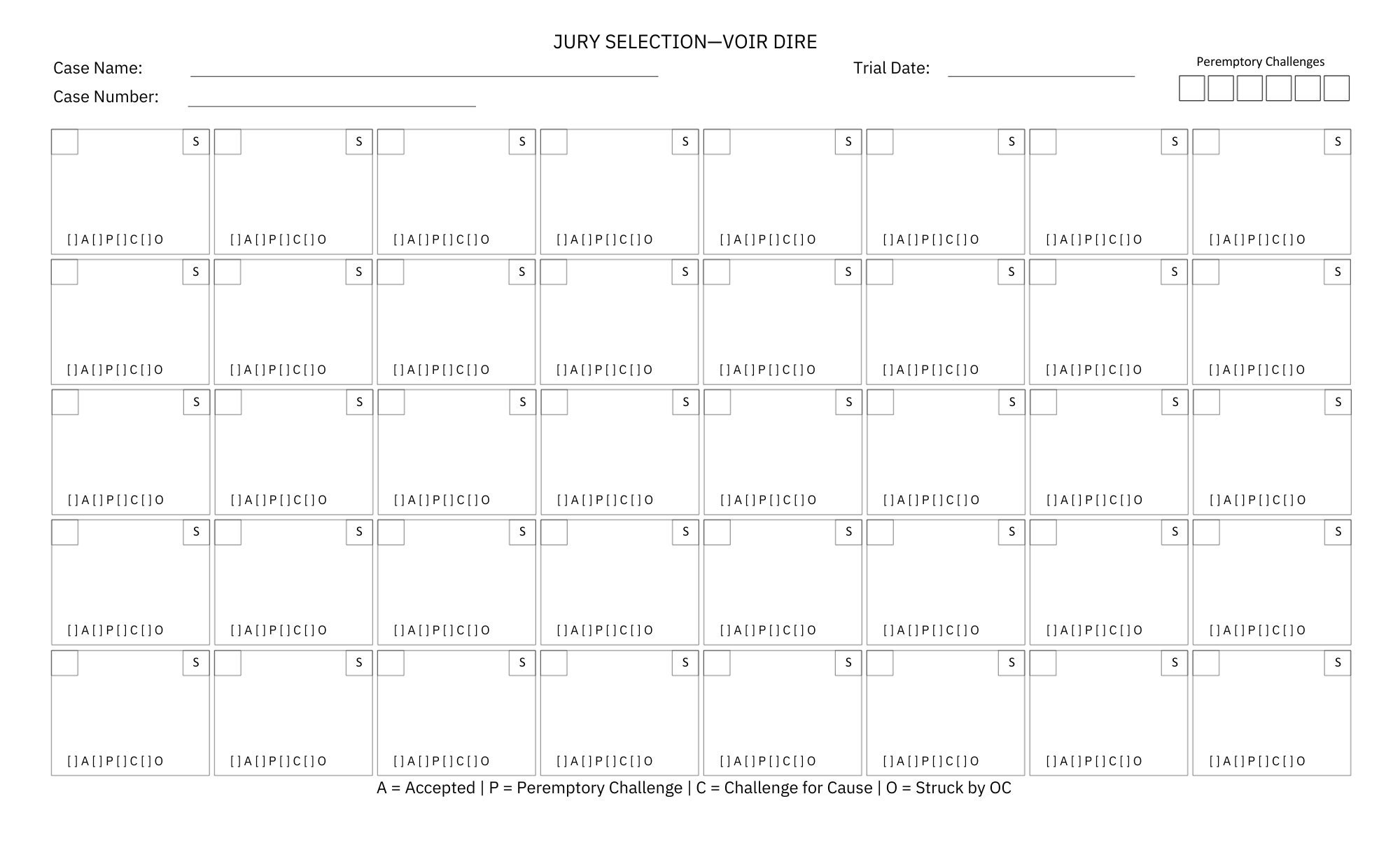 Jury Selection Voir Dire Etsy