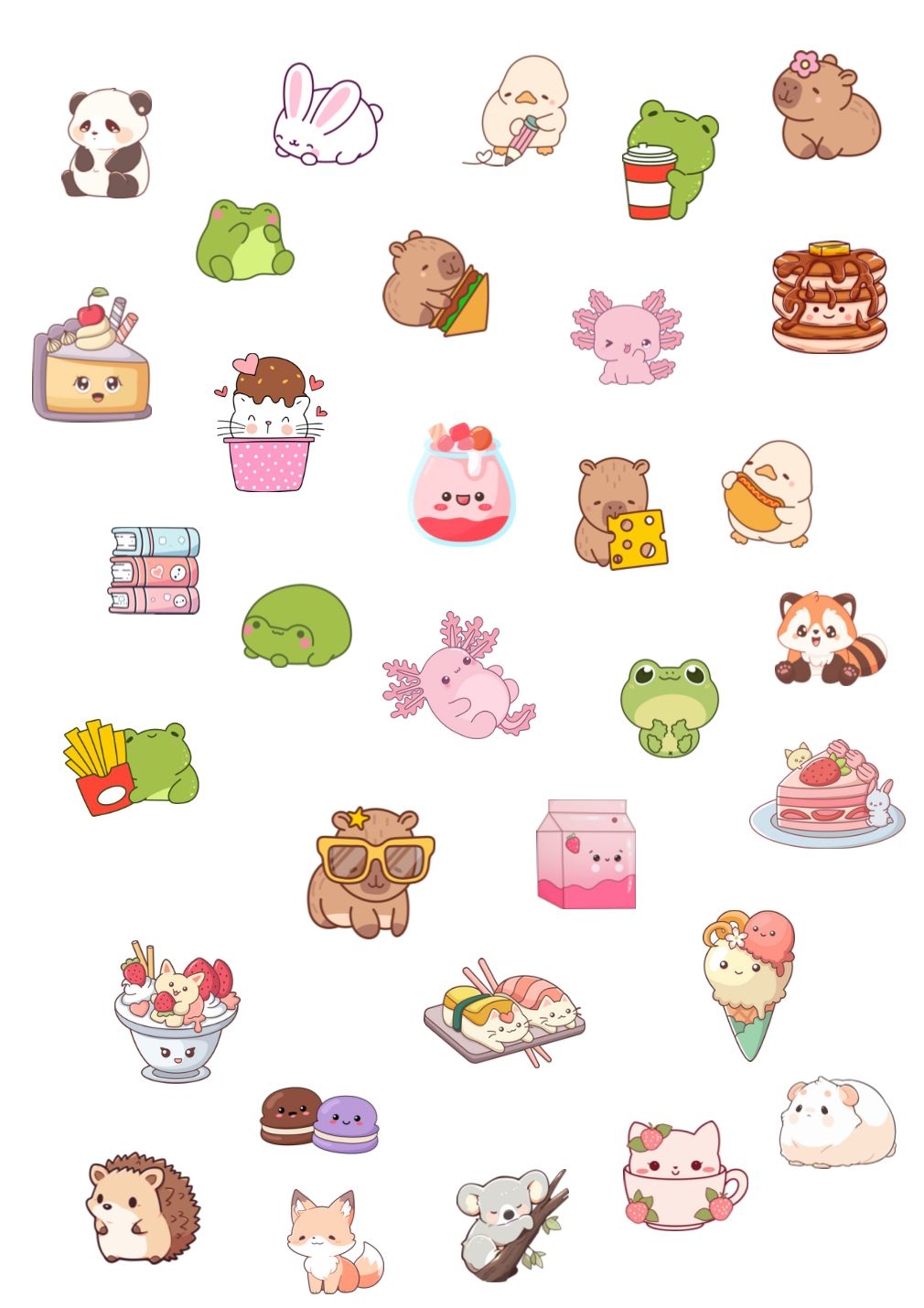 Kawaii Printable Stickers By Azariellaxx Raket PH