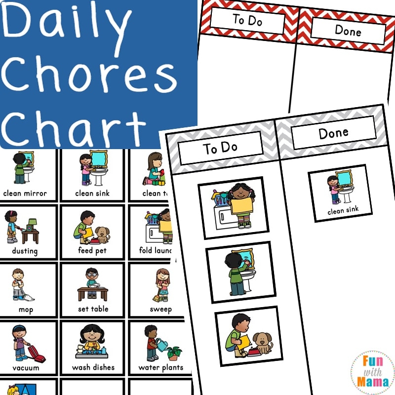 Kids Chore Chart Fun With Mama