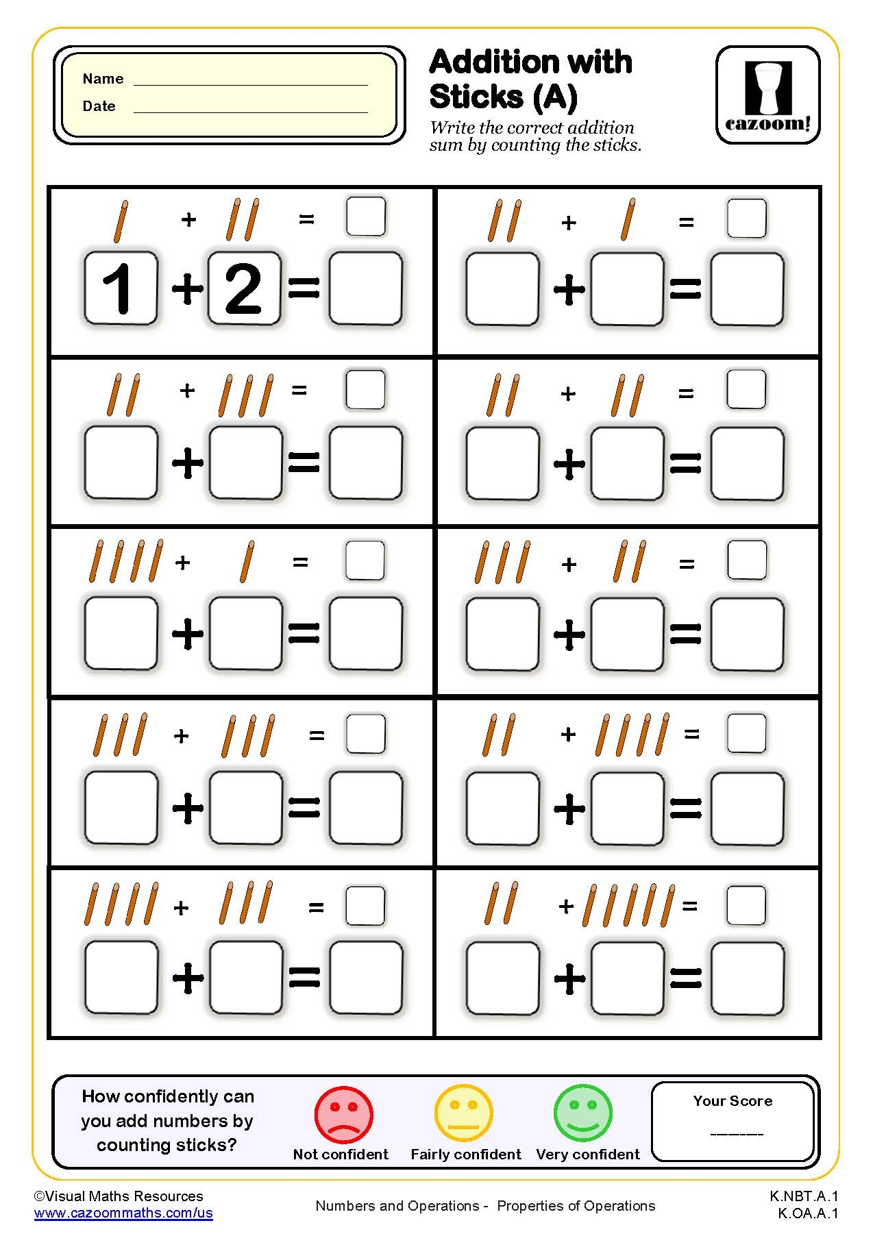 Math Printable Sheets For Kindergarten Math Printable Sheets For Kindergarten