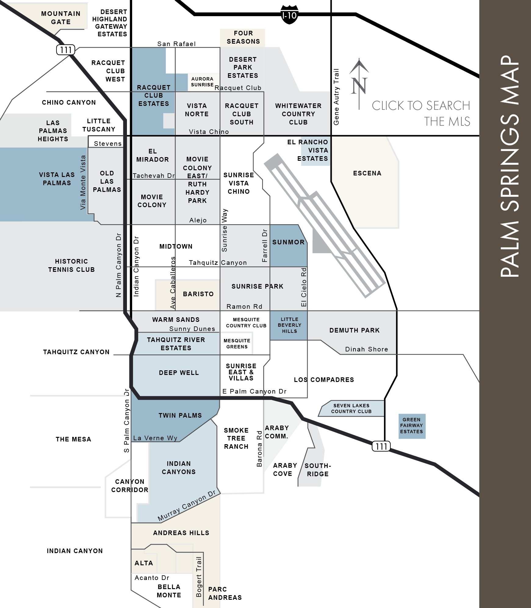 Large Palm Springs Maps For Free Download And Print High Resolution And Detailed Maps