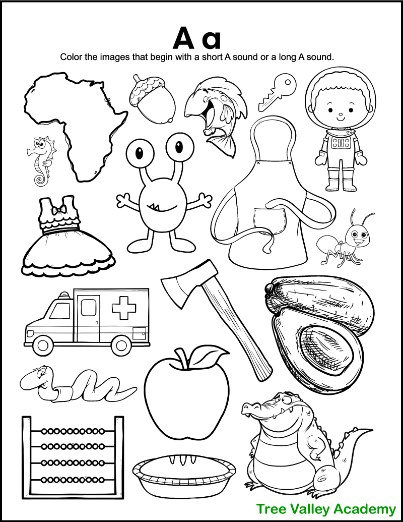 Free Printable Beginning Sound Worksheets Pdf