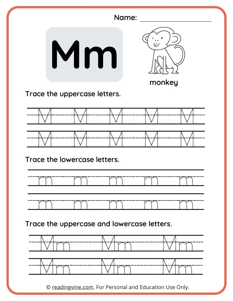 Letter M Worksheets For Preschool Free Printable Letter M Worksheets For Preschool Free Printable