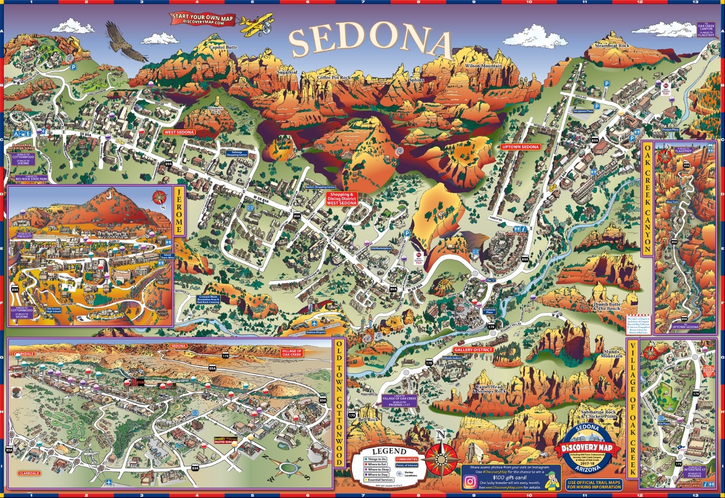 Location Maps El Portal Sedona Hotel