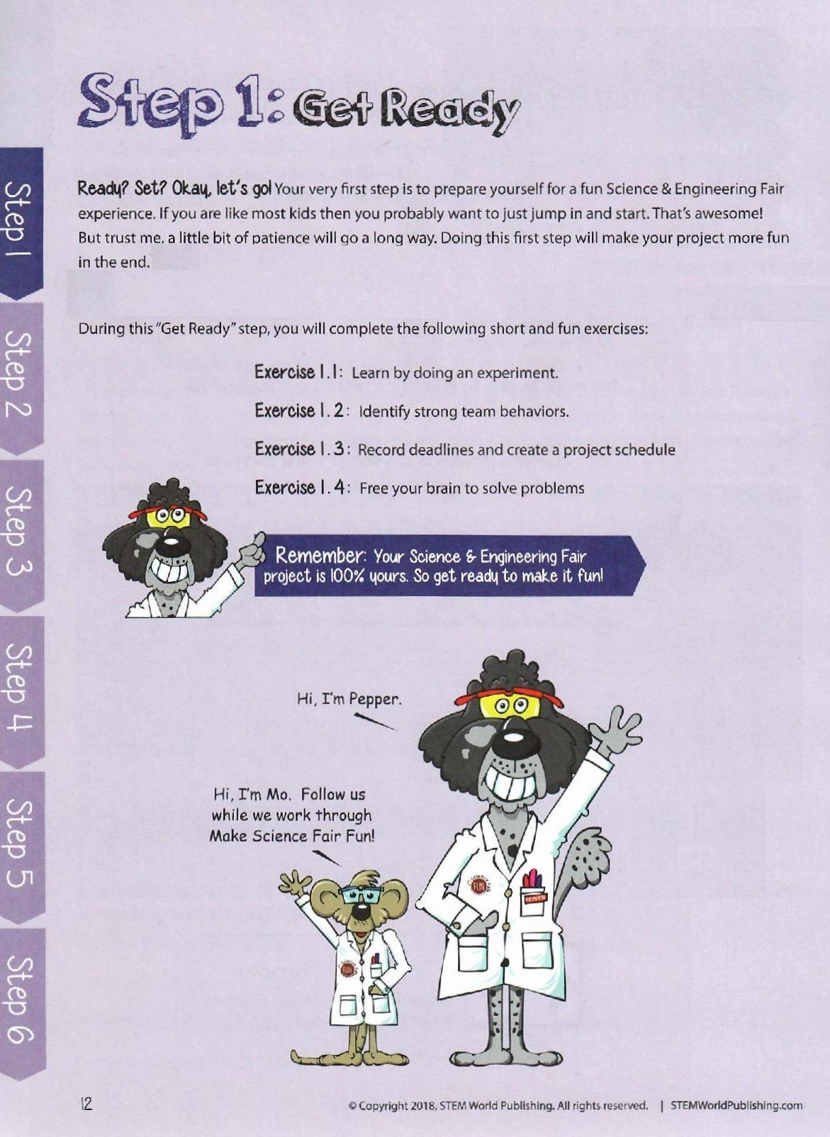 Make Science Fair FunTM Experimental Project Step by step Workbook Kit Grades 4 6 bundle Of 10 Kits STEM Generation