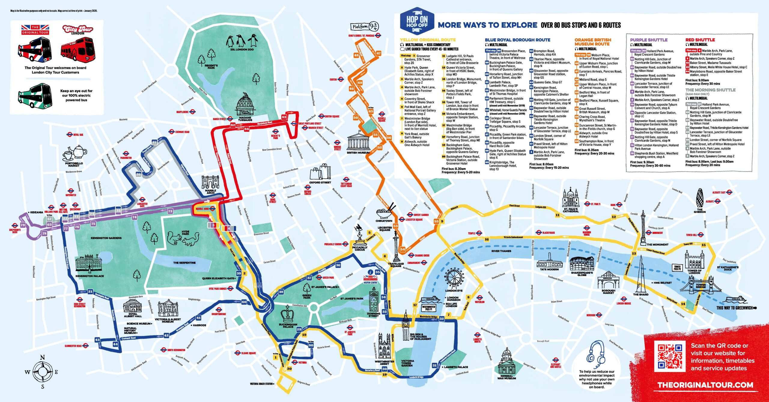 Printable Map Of London Attractions
