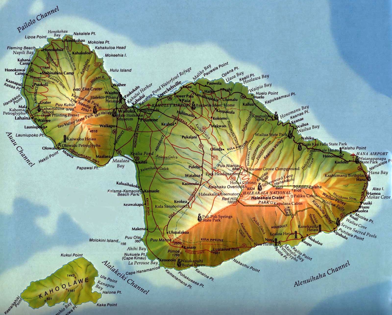 Maui Maps Printable